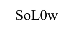SOL0W trademark