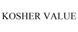 KOSHER VALUE trademark
