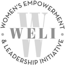 W WELI WOMEN'S EMPOWERMENT & LEADERSHIP INITIATIVE trademark