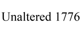 UNALTERED 1776 trademark