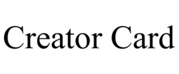 CREATOR CARD trademark