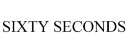 SIXTY SECONDS trademark