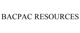BACPAC RESOURCES trademark