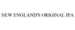 NEW ENGLAND'S ORIGINAL IPA trademark
