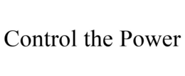CONTROL THE POWER trademark