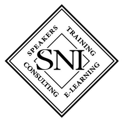 SNI SPEAKERS TRAINING CONSULTING E-LEARNING trademark