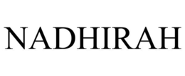 NADHIRAH trademark