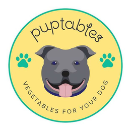 PUPTABLES VEGETABLES FOR YOUR DOG trademark