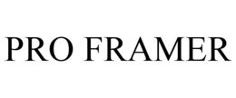 PRO FRAMER trademark
