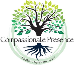 COMPASSIONATE PRESENCE AWAKEN · TRANSFORM · GROW trademark