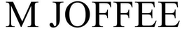 M JOFFEE trademark