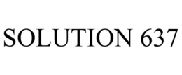 SOLUTION 637 trademark