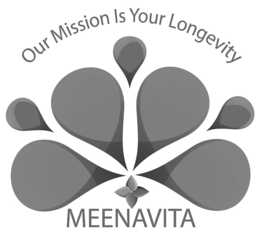 OUR MISSION IS YOUR LONGEVITY MEENAVITA trademark