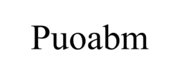 PUOABM trademark