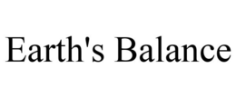 EARTH'S BALANCE trademark