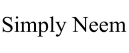SIMPLY NEEM trademark
