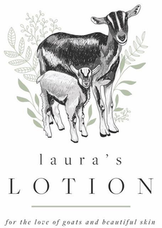 LAURA'S LOTION FOR THE LOVE OF GOATS AND BEAUTIFUL SKIN trademark