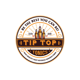 TIP TOP TONICS BE THE BEST YOU CAN BE! ESTABLISHED 2019 HIGH QUALITY CRAFT BEVERAGE MANUFACTURER trademark