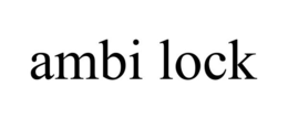AMBI LOCK trademark