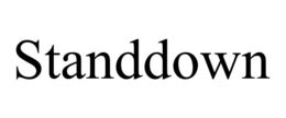 STANDDOWN trademark