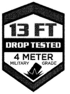 13 FT DROP TESTED 4 METER MILITARY GRADE trademark