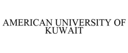 AMERICAN UNIVERSITY OF KUWAIT trademark