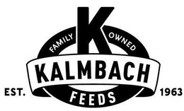 K FAMILY OWNED KALMBACH FEEDS EST. 1963 trademark