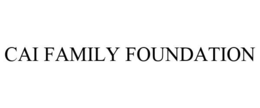 CAI FAMILY FOUNDATION trademark