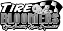 TIRE BLOOMERS OFTEN IMITATED, NEVER DUPLICATED! trademark
