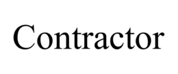 CONTRACTOR trademark