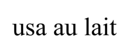 USA AU LAIT trademark
