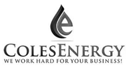 CE COLESENERGY WE WORK HARD FOR YOUR BUSINESS! trademark