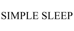 SIMPLE SLEEP trademark