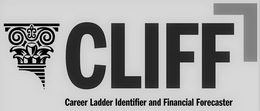 CLIFF CAREER LADDER IDENTIFIER AND FINANCIAL FORECASTER trademark