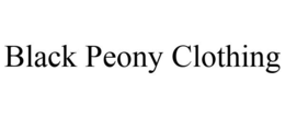 BLACK PEONY CLOTHING trademark