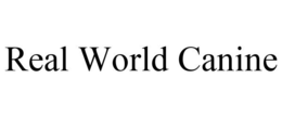 REAL WORLD CANINE trademark