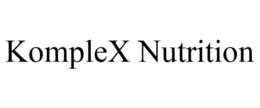 KOMPLEX NUTRITION trademark