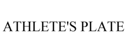 ATHLETE'S PLATE trademark