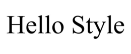 HELLO STYLE trademark