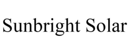 SUNBRIGHT SOLAR trademark
