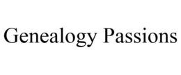 GENEALOGY PASSIONS trademark