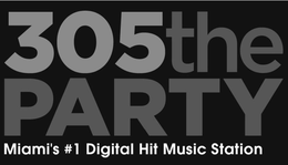 305 THE PARTY MIAMI'S #1 DIGITAL HIT MUSIC STATION trademark