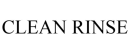 CLEAN RINSE trademark