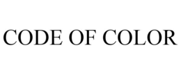 CODE OF COLOR trademark