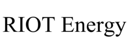 RIOT ENERGY trademark