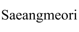 SAEANGMEORI trademark