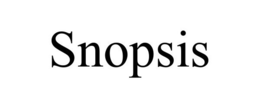 SNOPSIS trademark