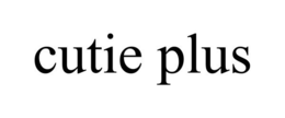 CUTIE PLUS trademark