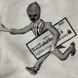 1304 DATE PAY TO THE ORDER OF CHECK RUN 1,000,000 DOLLARS trademark