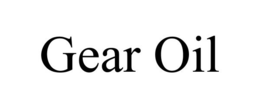 GEAR OIL trademark